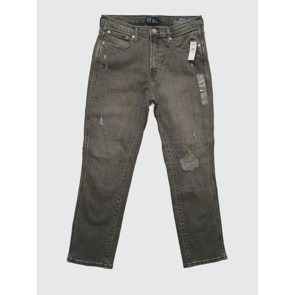Gap High-Rise Vintage Slim Straight Women's Distressed Ankle Jeans Size 12/31R